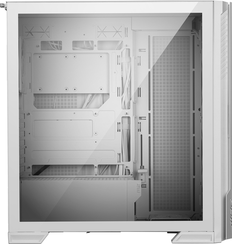 MSI MPG VELOX 300R AIRFLOW PZ white PC case interior layout