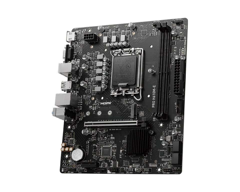 MSI PRO H610M-E motherboard Intel H610 LGA 1700 micro ATX Motherboard