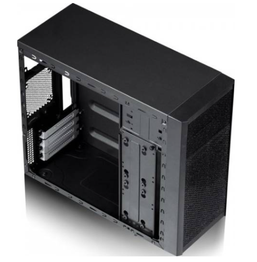 top ports of Fractal Design Core 1000 USB 3.0 including USB 3.0 and USB 2.0