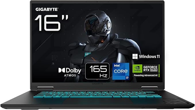 GIGABYTE A16 Gaming, Rayzen 7 260, RTX 5050, 16GB/1TB, 16" Laptop