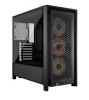 Corsair 4000D FRAME LCD RS ARGB mid tower PC case side panel and LCD screen