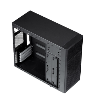 Optimized for performance in a compact, micro-ATX form factor with multiple cooling options