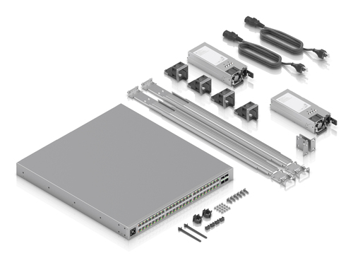 Ubiquiti UniFi ECS-48-PoE, Managed, 10G Ethernet PoE Rack mounting 1U Switch