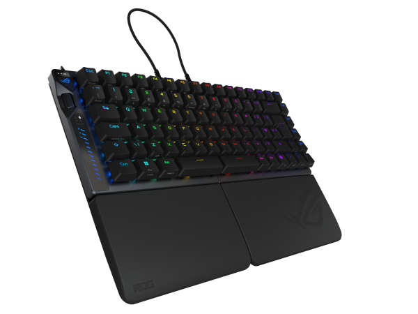 Asus ROG FALCATA Compact 75% Split RGB Gaming Keyboard Wireless/Btooth/USB Black