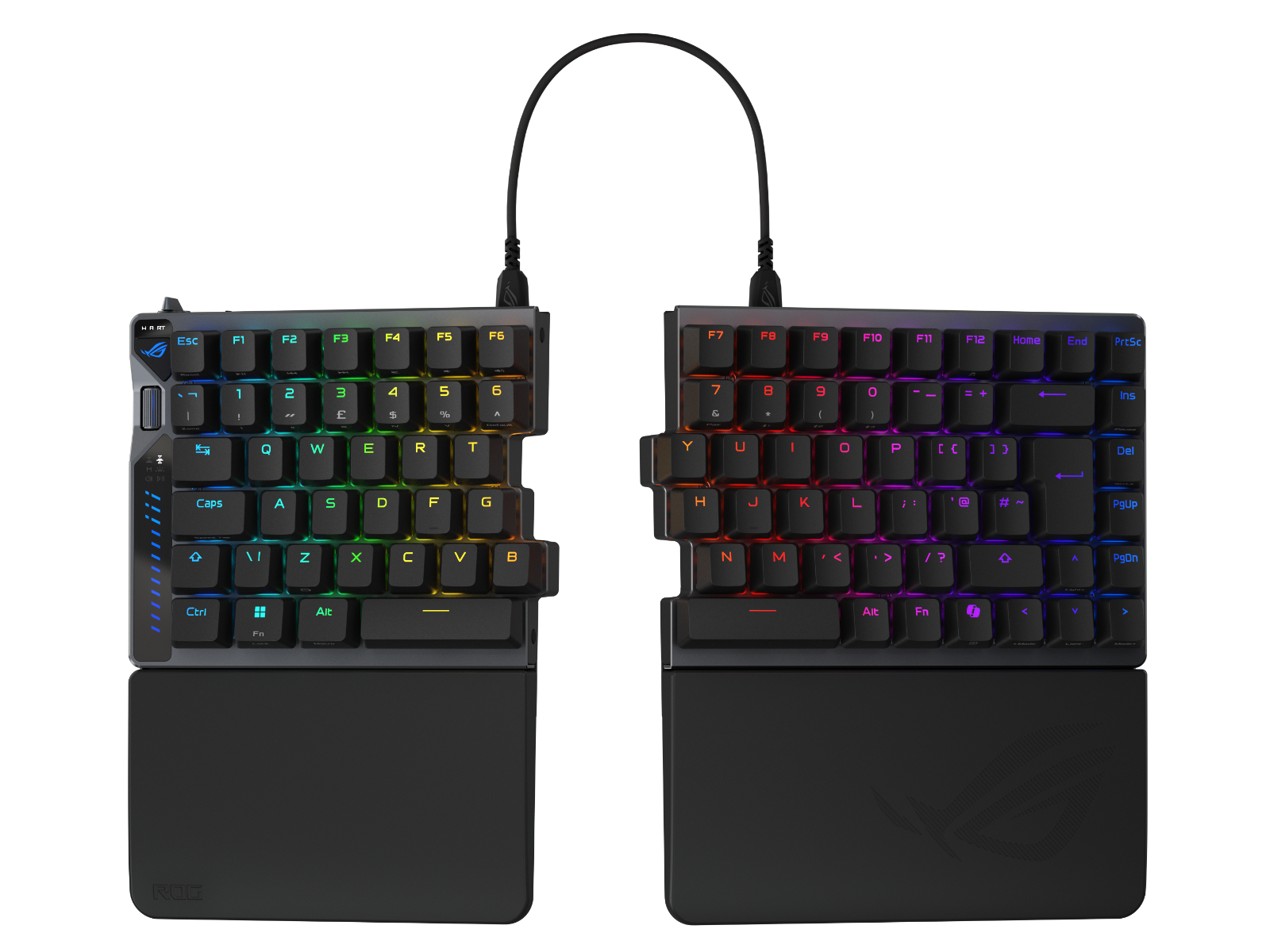 Asus ROG FALCATA Compact 75% Split RGB Gaming Keyboard Wireless/Btooth/USB Black