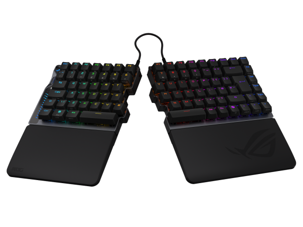Asus ROG FALCATA Compact 75% Split RGB Gaming Keyboard Wireless/Btooth/USB Black