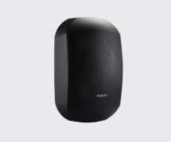 BIAMP MASK4C W surface mount loudspeaker with ClickMount bracket side profile
