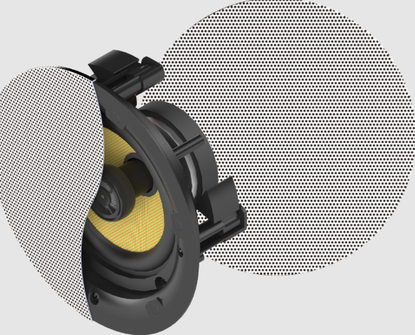 Vision AV-1900+CS-1900 Bluetooth PA speaker 60W black body white grille