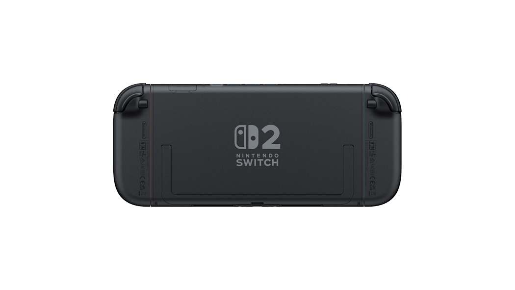 Nintendo Switch 2 handheld console front display angled product photo