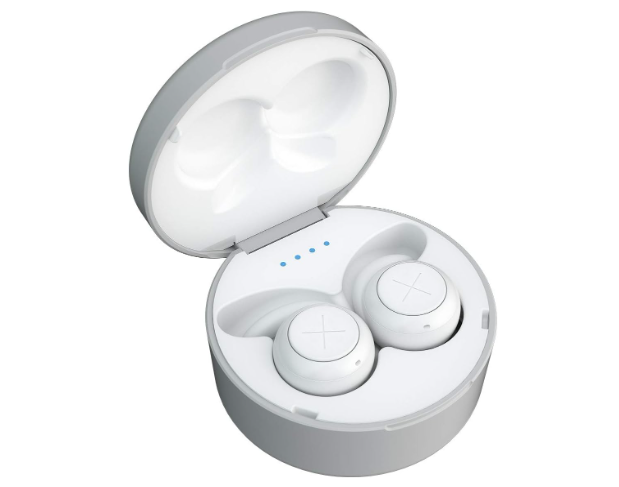 KygoLife E7/1000 TWS white earbuds with charging case, Bluetooth 5.0