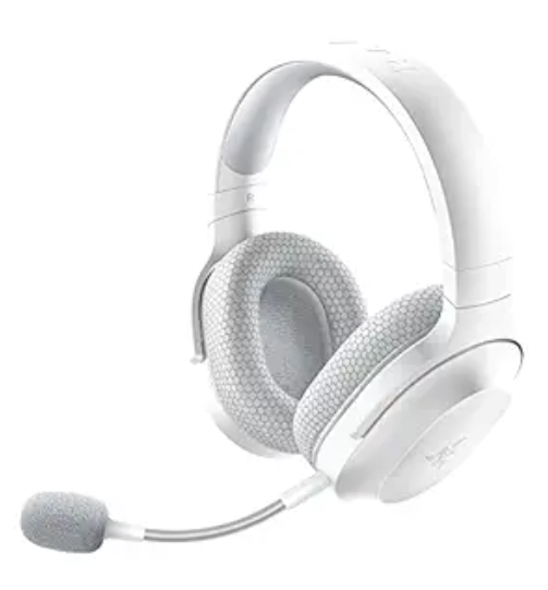 White KygoLife A3/600 on-ear headphones with integrated microphone for calls