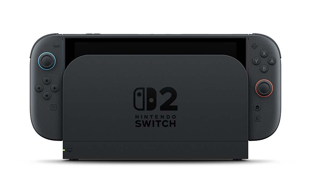 Nintendo Switch 2 docked setup with TV mode and Mario Kart World game