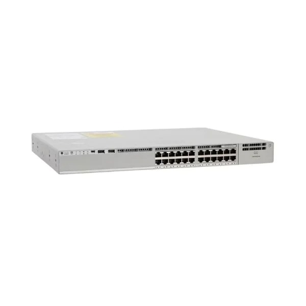 Cisco Catalyst C9300-24P-E, L2/L3, Gigabit PoE, Managed Switch, Rack mounting 1U