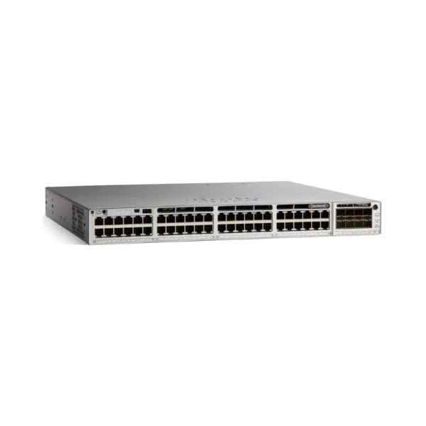 Cisco Catalyst C9300-48P-A L2 L3 managed Gigabit PoE network switch front view