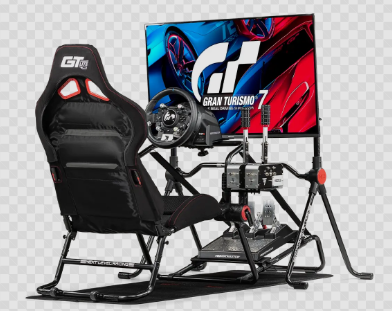 NEXT LEVEL RACING GT Lite gaming cockpit with adjustable frame for comfort