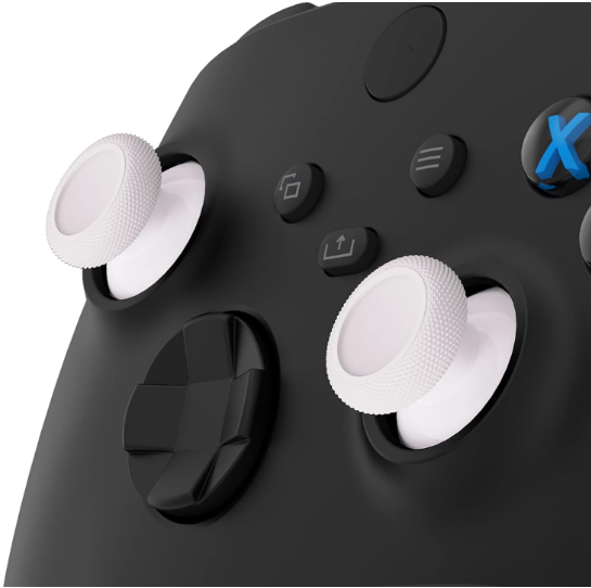 Xbox One Elite controller left thumbstick replacement in silver-gray
