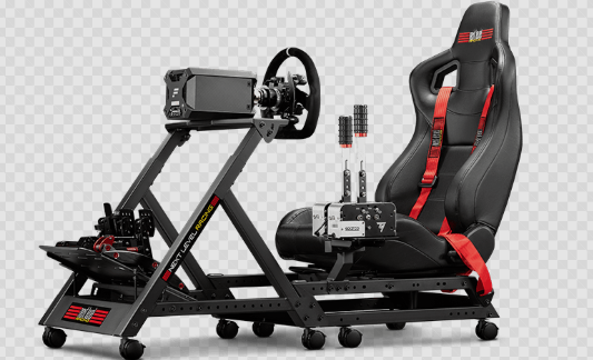 Adjustable NEXT LEVEL RACING GT Track Cockpit for racing game setup