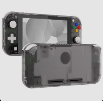 Grey Nintendo Switch Lite game console front chassis shell OEM ABS plastic