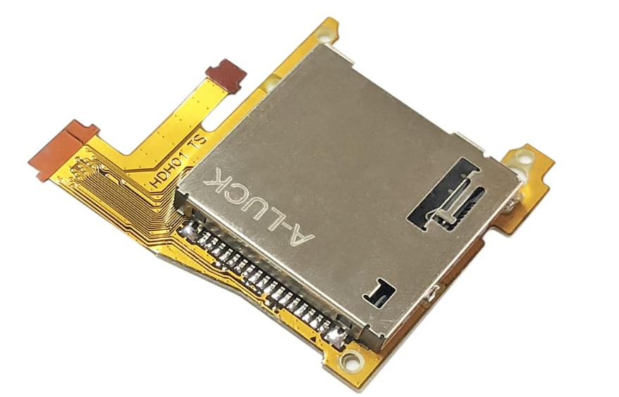 Nintendo Switch Lite game cartridge reader board with game card slot