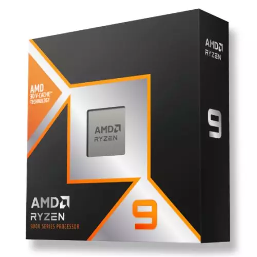 AMD Ryzen 9 9900X3D Processor 4.4 GHz 140 MB L2 & L3 Box