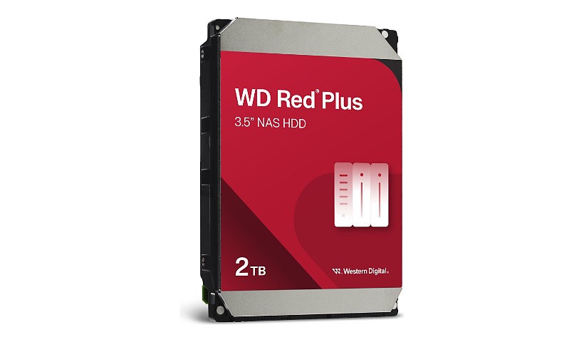 WD Red WD20EFPX 2TB 3.5 inch hard disk drive top and connector view