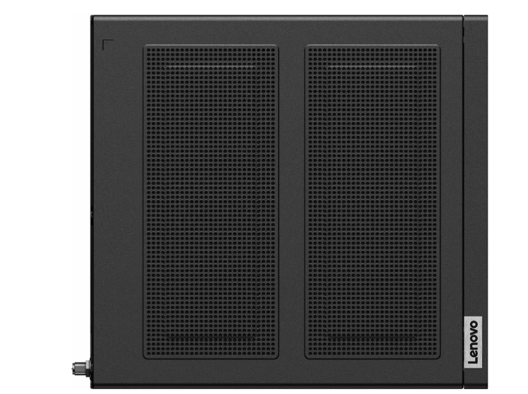 ThinkStation P3 Tiny workstation rear ports close up