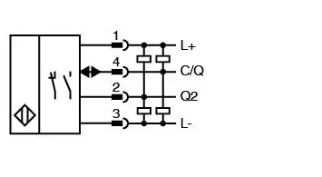 Pepperl + Fuchs Through Beam Distance Sensor Block Sensor 300 mm Detection Range