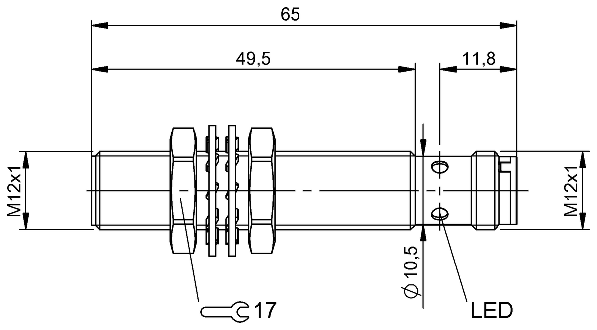 Balluff BES0068 Inductive proximity Sensor