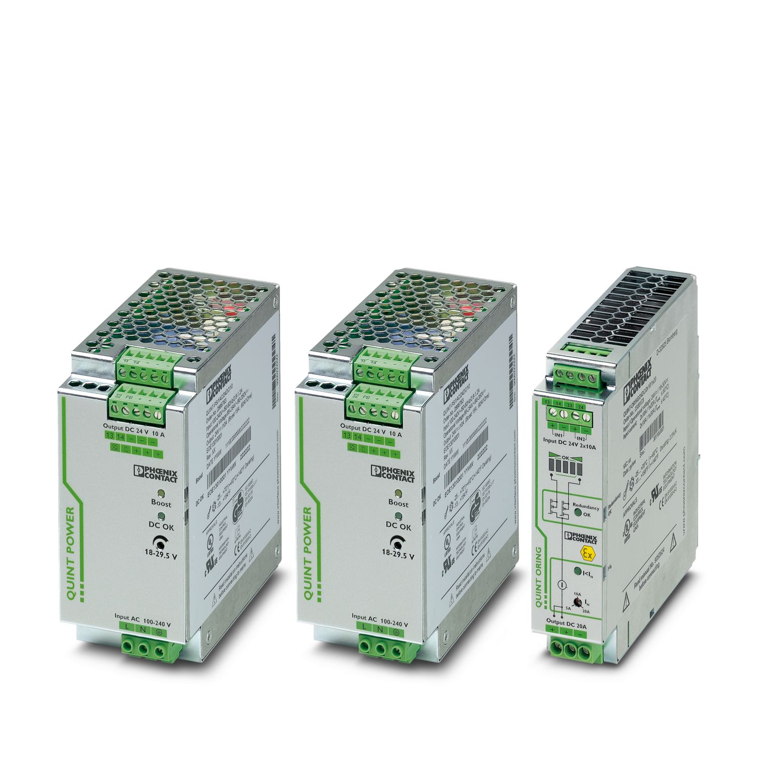 Phoenix Contact QUINT POWER Switched Mode DIN Rail Power Supply