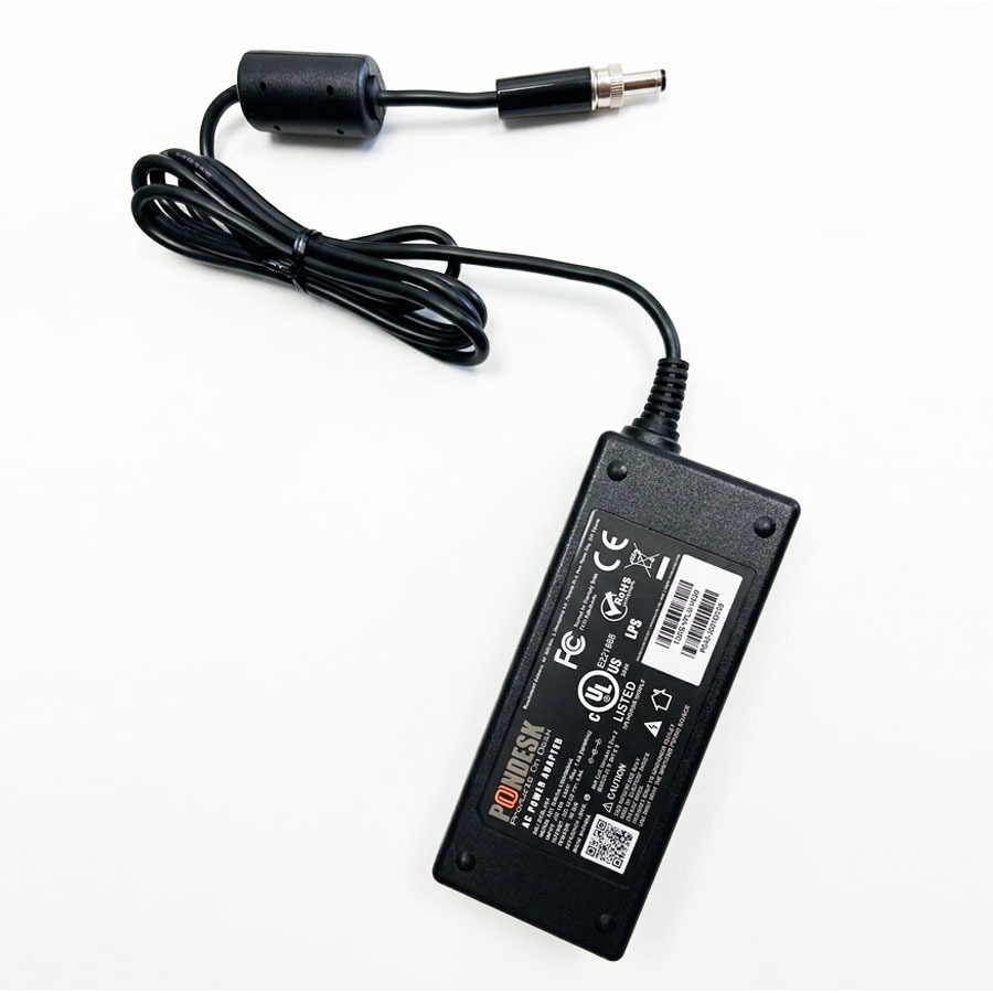 12V 5A 60W Switching Desktop AC Power Adapter with Screw Locking Jack DoE Level VI