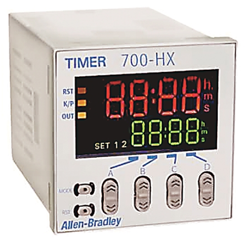Allen-Bradley 700-HX86SU24 AC/DC Display Digital Timing Relay