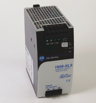 MELSEC-Q QX80 I/O module side view showing screw wiring terminals