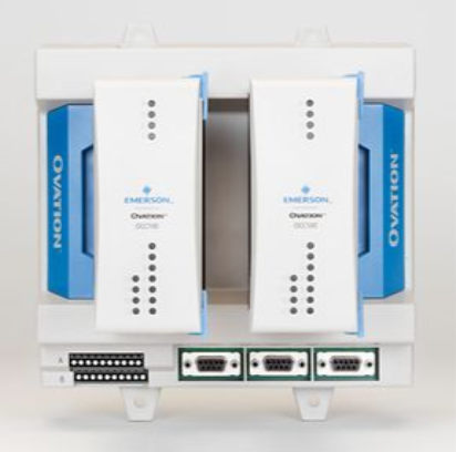 Emerson Ovation Compact Controller OCC100 distributed control system processor module close up