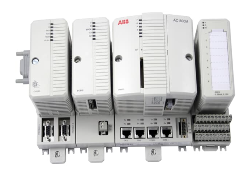 ABB AC 800M PM856 DCS controller with 32-bit RISC processor and Ethernet ports