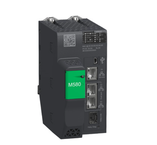 Schneider Electric BMEH586040 redundant HSBY processor module Modicon M580 front view