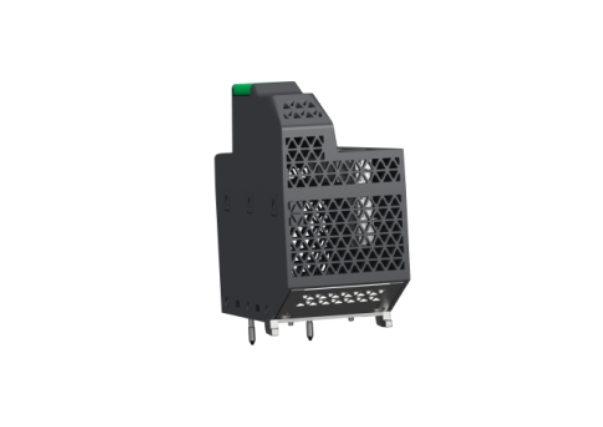 Schneider Modicon M340 processor module BMXP342020 front view with Ethernet Modbus and USB ports