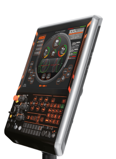 Mazak SmoothX CNC controller ergonomic tilt design for operator