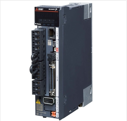 MR-J5-10A-RJ digital AC servo amplifier 100W front view with RJ connector