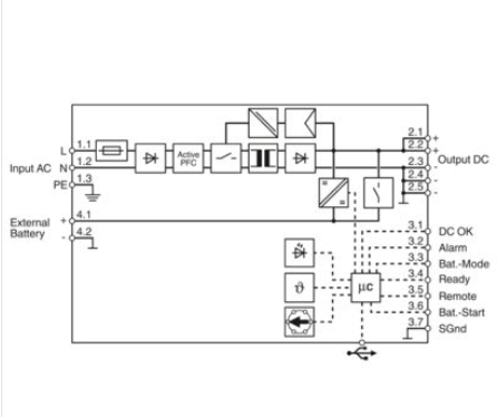 TRIO UPS 2G 24DC 20A industrial DC UPS module for 24V automation systems