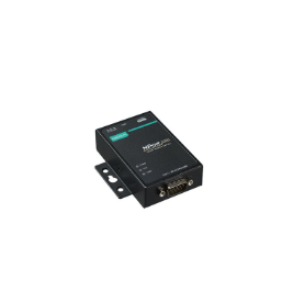 Front view of Moxa NPort 5150A RS232 RS422 RS485 serial device server for industrial Ethernet systems