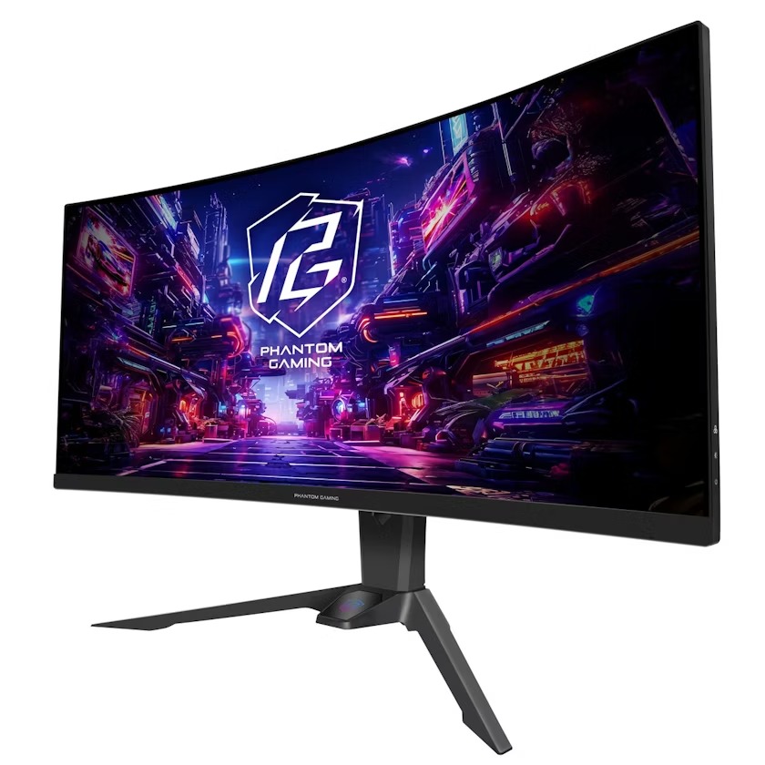 ASRock PG34QRT2B 34 inch ultrawide curved gaming monitor high refresh rate screen