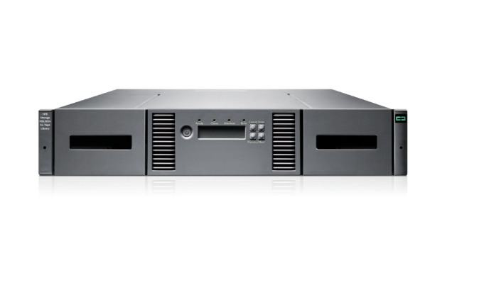 HPE StoreEver MSL2024 0-drive tape library storage autoloader for enterprise backup
