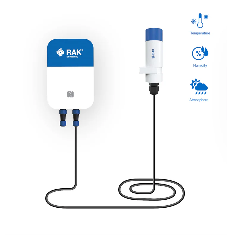 RAK Environmental and Atmospheric Temperature Monitoring Sensor