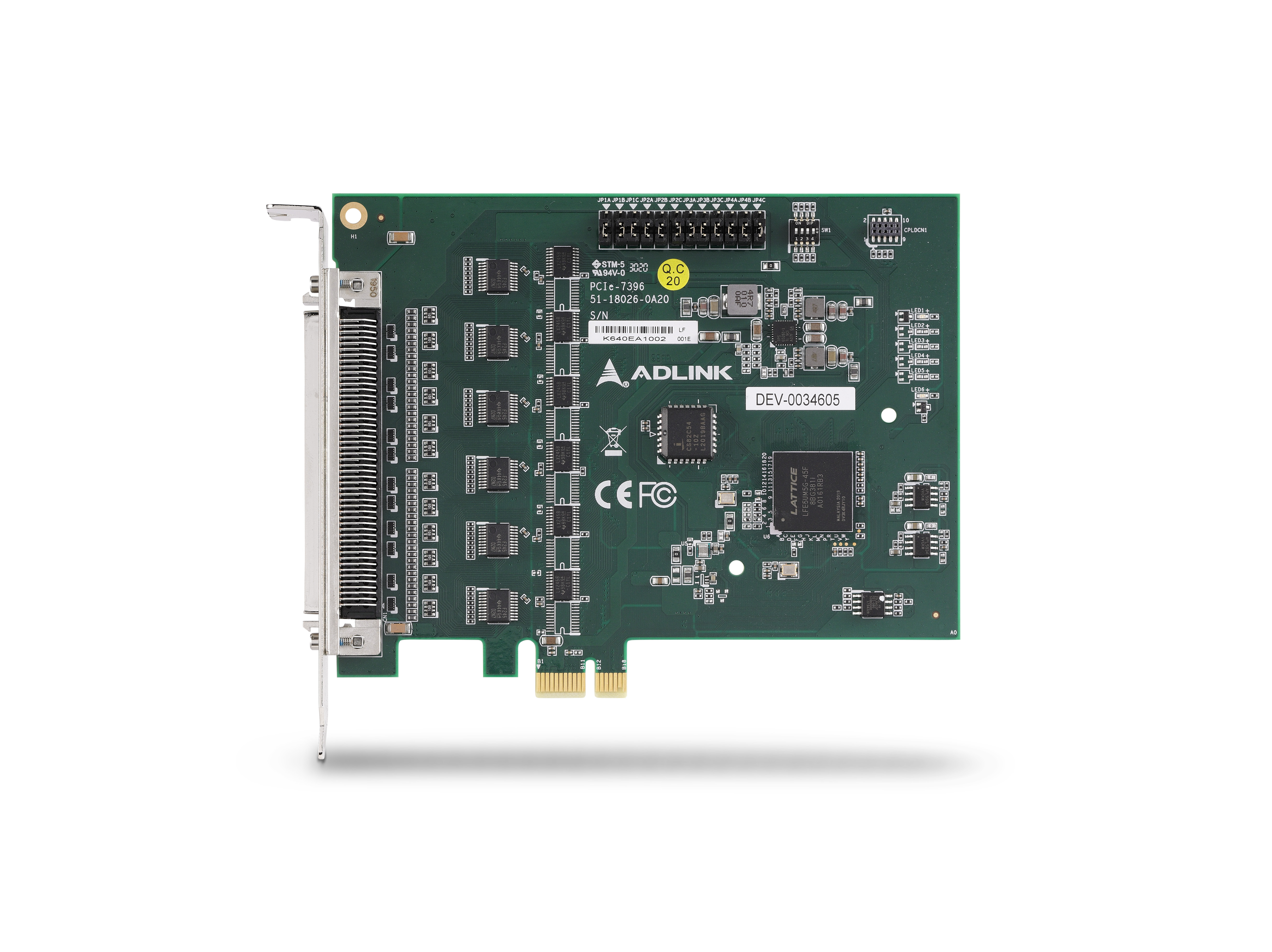 ADLINK PCIe-7396 96-CH High Driving DIO Card