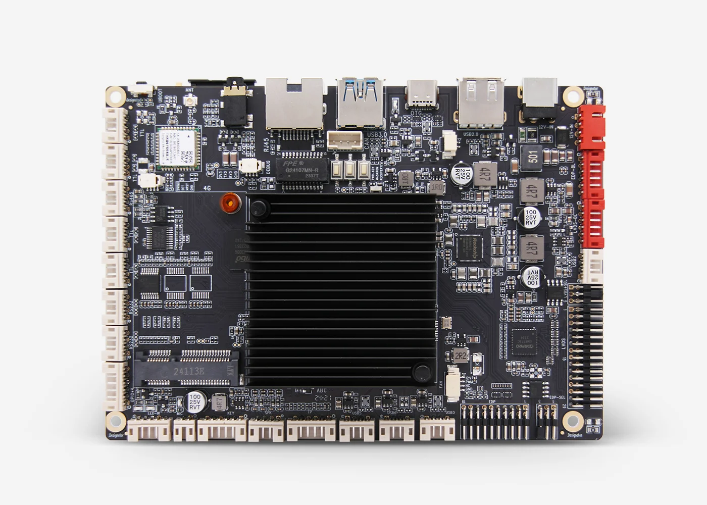 ShiMeta AIoT-3576E 8-Core AI Motherboard, Rockchip RK3576 6T NPU 4K@120Hz WiFi6