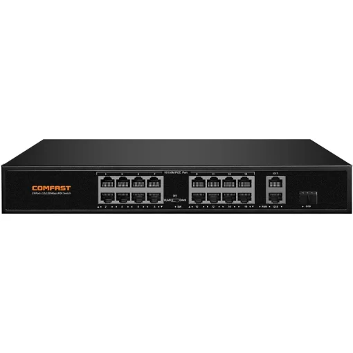 COMFAST CF-SF1162P POE Switch 19 ports with CE ROHS Certificated