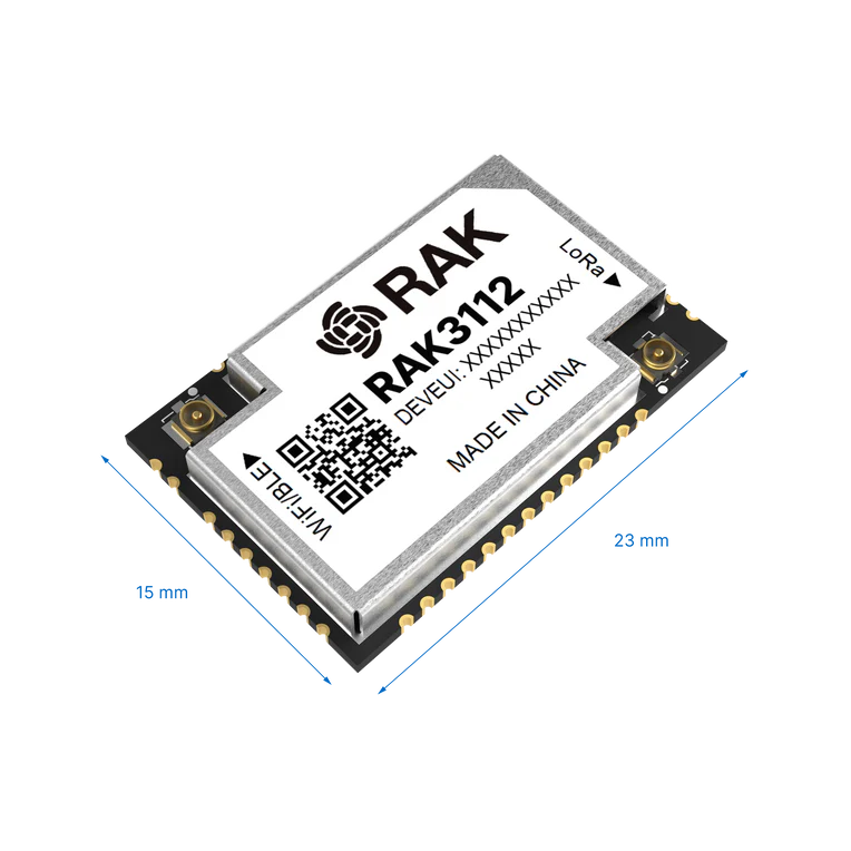 RAK3112 WisDuo Module for Edge AI with LoRa® ESP32-S3 + SX1262 Module