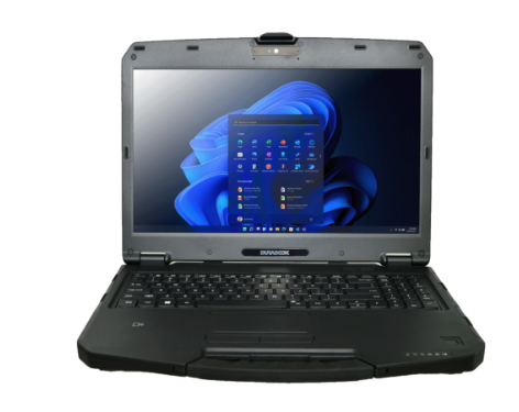 Durabook S15 rugged laptop front view 15.6 inch FHD display