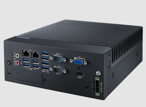 MIC-770 V3 industrial computer internal layout with DDR5 RAM and M.2 NVMe storage
