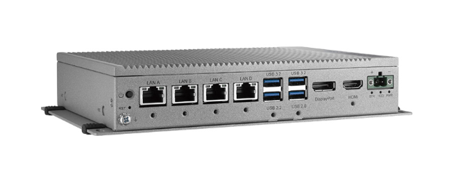 UNO-2484G industrial computer ports HDMI DP LAN USB layout